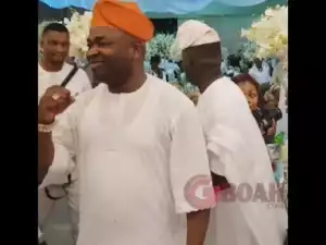 Video: See The 2nd Super Fine Outfits Oba Elegushi & Oyekan Elegushi Rocked To The Wedding After Party